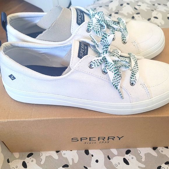 Sperry, Crest Vibe, White, Size 10 - Picture 2 of 5